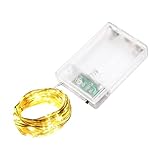 LQWELL LED Lichterkette 2M 20LED, Micro Lichterketten Batteriebetrieben,...