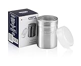 De'Longhi DLSC061 Edelstahl Kakao Streuer 175ml, Silber