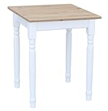 Metdrew Esstisch aus Holz | küchentisch 60x60 | holztisch | Tisch mit...