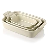 Sweejar Backformen-Set, Keramik, 22,9 x 33 cm, Auflaufform mit Griff,...