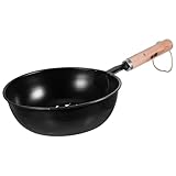 DECHOUS Holzkohle Anzündkamin mit Holzgriff Tragbarer Kaminanzünder für...