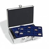 Leuchtturm 306206 Münzkoffer Cargo S 6 - Inkl. 6 Tableaus für 112 Diverse...