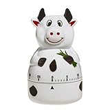 TFA Dostmann Kuh Analoger Küchen-Timer, 38.1007, Eieruhr, mit...