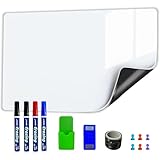 WEINIDASI Magnetisch Whiteboard Folie, 40×80cm Magnettafel Selbstklebend...