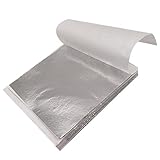 sukevitor 200 Stück Blatt BlattSilber Imitation, BlattSilber Zum Basteln,...