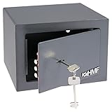 HMF 49216-11 Safe Tresor klein mit Schlüssel, Möbeltresor | 23 x 17 x 17...