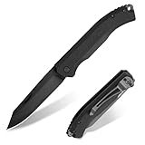 FLISSA Klappmesser, EDC Taschenmesser mit G10 Griff, Outdoor Messer ohne...