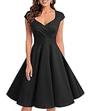 bbonlinedress 1950er Vintage Retro Cocktailkleid Rockabilly V-Ausschnitt...