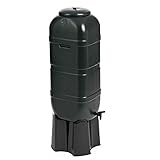 Strata Regentonnen-Set, 4-teiliger Standfuß und Regensammler, 100 L,...