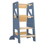 TATIVALO Höhenverstellbarer 2-in-1 Lernturm & Tritthocker ab 1 Jahr –...