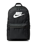 Nike DC4244 Heritage Rucksack /Black/White Einheitsgröße