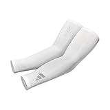 adidas Unisex Aeroready Kompressions-Armstulpen Sportärmel, Weiß, S-M...