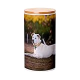 Fabulous Keramiktopf mit Deckel Bambus - Labrador Retriever Sandfarbe mit...