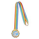 WESIEVYA Goldmedaille Schwimmen aus Metall mit Band Robuste Auszeichnung...