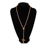 UNTERING Rosenkranz-Halskette, 8 Farben, Kruzifixe,...