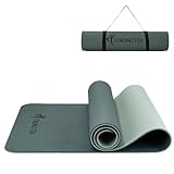 StrongTek Extra Dicke Yogamatte, 8mm, TPE Yogamatte für Frauen und...