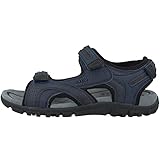 Geox Herren Uomo Strada SANDALS, Navy Dk Grey, 43 EU