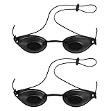 ZYEKIU Solarium Brille Augenschutz Solarium Solariumbrille LED Schutzbrille...