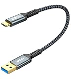 SUNGUY USB C Kabel, 30CM USB Typ C auf USB 3.1 Gen 2 Kabel, 10Gbps...