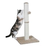 Kerbl Pet Kratzsäule Opal Maxi, Kratzbaum, beige, Natursisal, 38x38x78cm,...