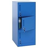 Mendler Spind HWC-P63, Schließfach Wertfachschrank Schließfachschrank 3...