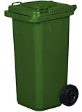JESTIC Mülltonne Abfalltonne Reststofftonne 120L laufruhige...