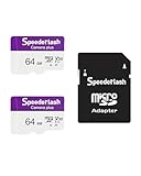 Speederlash - 2er Pack Micro SDXC Speicherkarten, Plus TF-Kamera mit...