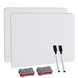 CRESZZLE 2er-Pack Kleines Whiteboard,whiteboard set - 8,2x11,8 Zoll...