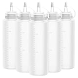 Lestiven Squeeze Flasche, 5 Stück 250ml 8oz Plastik Quetschflasche Mit...