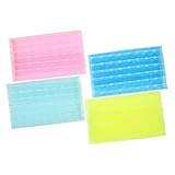 VICASKY 4 Stück Teiliges Nylon Duschhandtuch Langes Körperpeeling...