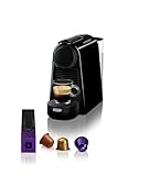 Nespresso De'Longhi EN 85.B Essenza Mini Kaffeekapselmaschine,Welcome Set...