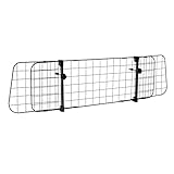 EUROCATCH Hundegitter Rückbank Auto 30 cm Hoch – Verstellbar 85–140 cm...