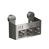 Saugglas Gewürzregal - Gewürzregal für den Schrank | Wasserdichter...