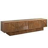 Riess Ambiente Massivholz TV-Lowboard Art Deco - 200cm - braun Smoked -...