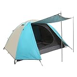 Campingzelte 2 Personen,Camping Kuppelzelt,Backpackzelt - Doppeldicker...