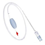 Aquarium Mulmglocke Mit Schlauch - Klarer Siphon Aquariumreiniger,Zubehör...