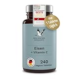Eisen 20 mg aus Eisenbisglycinat + 40 mg natürliches Vitamin C aus Acerola...