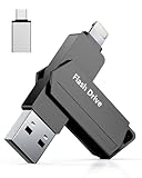 USB Stick für iPhone 512GB MFi Zertifiziert 3 in 1 USB 3.0 Lightning...