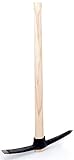 2,5kg Spitzhacke Pickel Kreuzhacke Hacke Flachhacke 2500g mit Holzstiel...