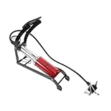 TOYANDONA Fahrradpumpe Hochdruck Tragbare Fußpumpe mit Manometer für...