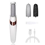 UQQU Elektrische Fußfeile, Elektrischer Hornhautentferner für Füße,...