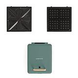 CREATE/STONE STUDIO/Sandwichtoaster und Vierfach-Waffeleisen Salbeigrün /...