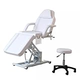 LSLIFE Elektrische Massageliege Kosmetikliege mit Hocker Verstellbare...