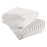 ZOFUN 200 Stück Weiße Papiertüten Klein, 15x19x5cm Brottüten...