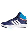 adidas Hoops Mid Shoes Basketball Shoe, Dark Blue/Blue Rush/Turbo, 38 EU