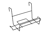Sauvic 03240-Blumenkastenhalter, kunststoffbeschichtet schwarz, 40 x 18...