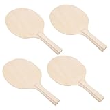 HEMOTON 4 Stück Schläger-Set Paddel-Ball-Spiel Strandpaddel...