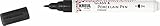 KREUL 16412 - Glass & Porcelain Pen Classic fine, schwarz, formstabile...