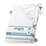 SETEX Molton Köper Matratzenschutz, 90 x 200 cm, Matratzenschoner aus 100...