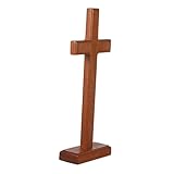 Gatuida Holzkreuz Stehendes Deko Ornament aus Buchenholz Inspirierendes...